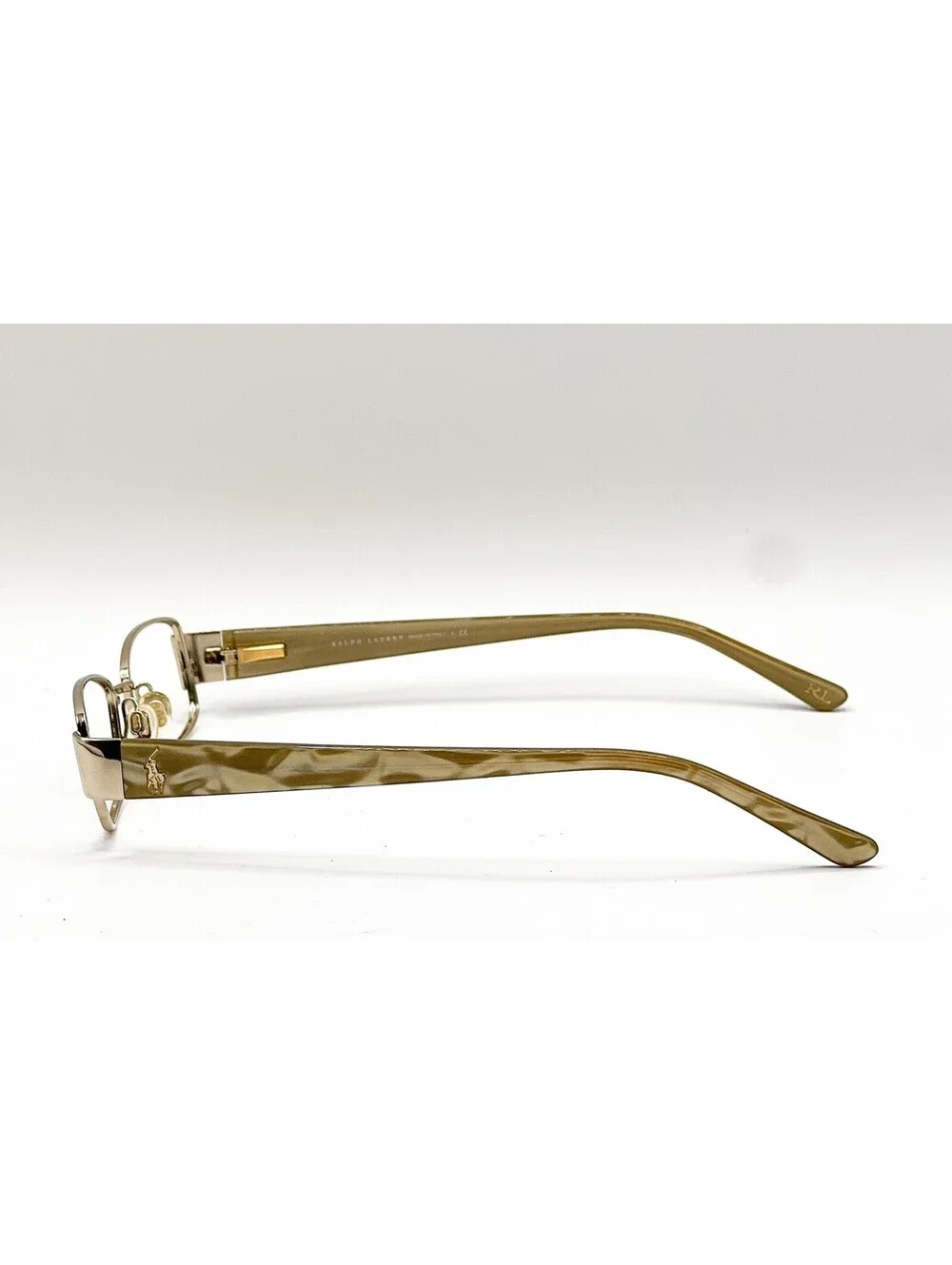 Ralph Lauren RL 5064 9116 Light Gold Gray Havana Authentic Eyeglass Frames 49-16